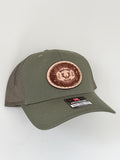 Wild Life Tattoo Leather Patch Hat