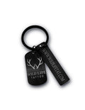 Wild Life Tattoo Keychain