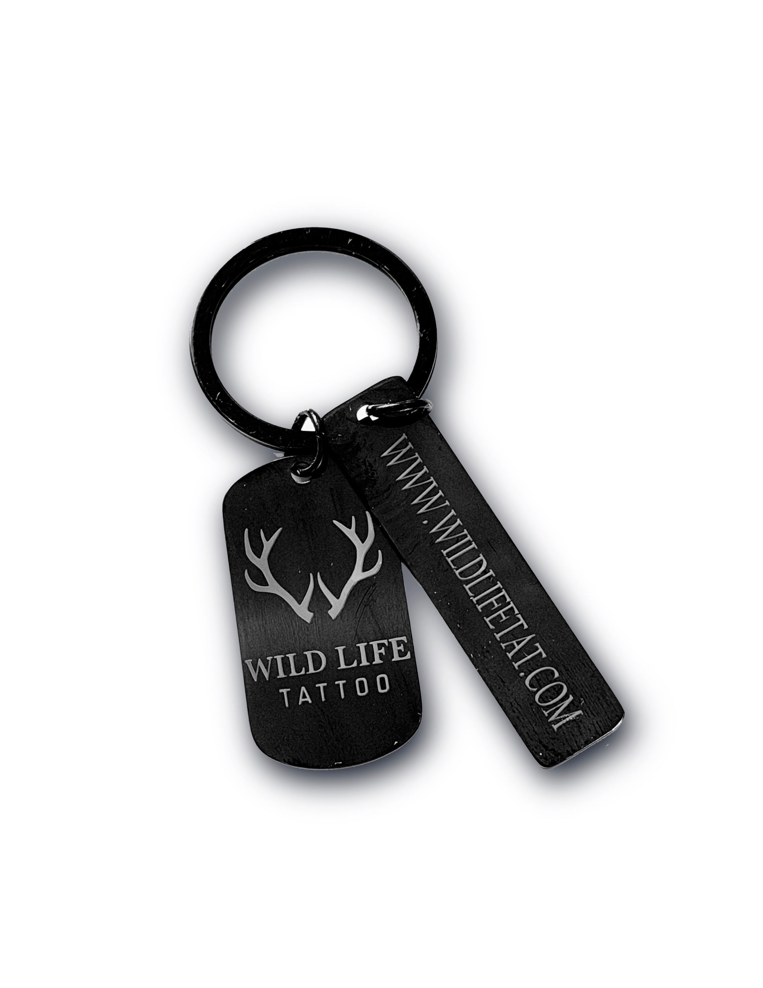 Wild Life Tattoo Keychain