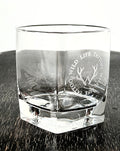 Wild Life Tattoo Low Ball Glass Cup